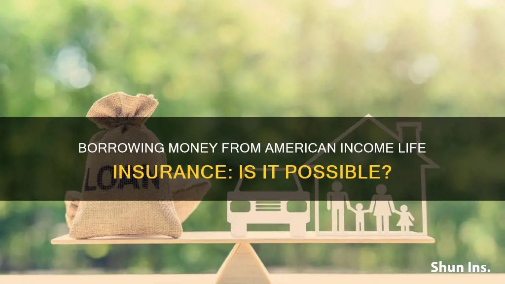 can I borrow money from my american income life insurance