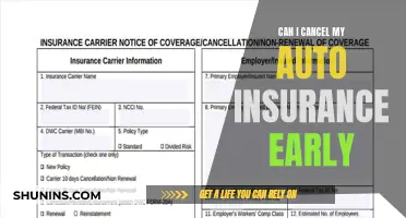 Canceling Auto Insurance: Early Termination