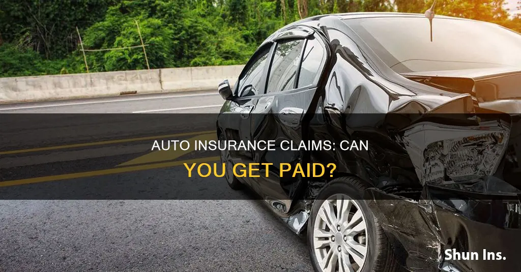 can I collect money filing a auto insurance claim