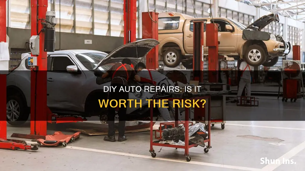 can I do my own auto insurance repairs