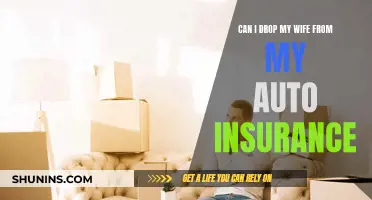 Dropping Spouse from Auto Insurance