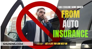 Exclude Drivers from Auto Insurance?