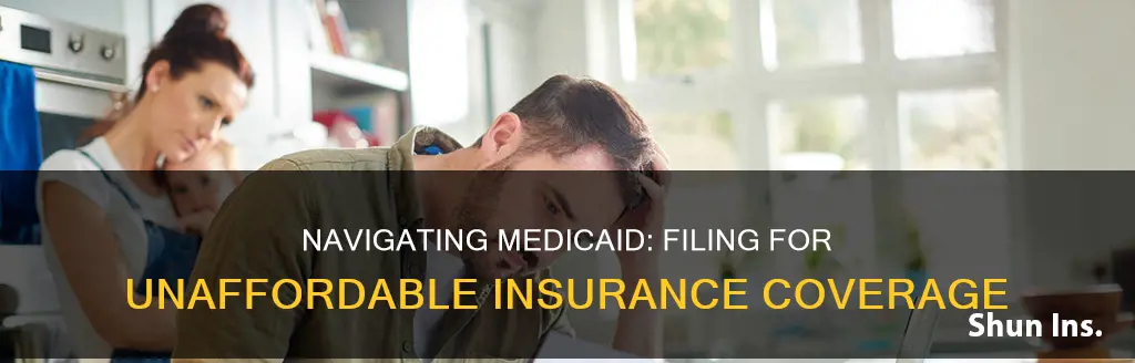 can I file as insurance being unaffordable with medicaid