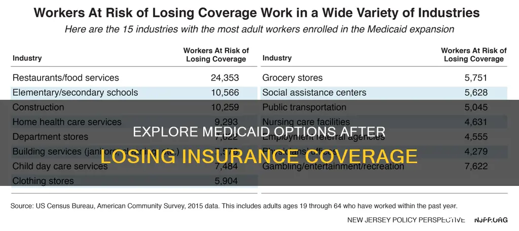 can I get medicaid if I lose my insurance