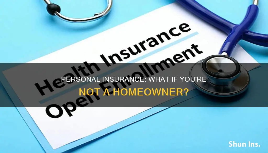 can I get personal insurance but not homeowners insurance