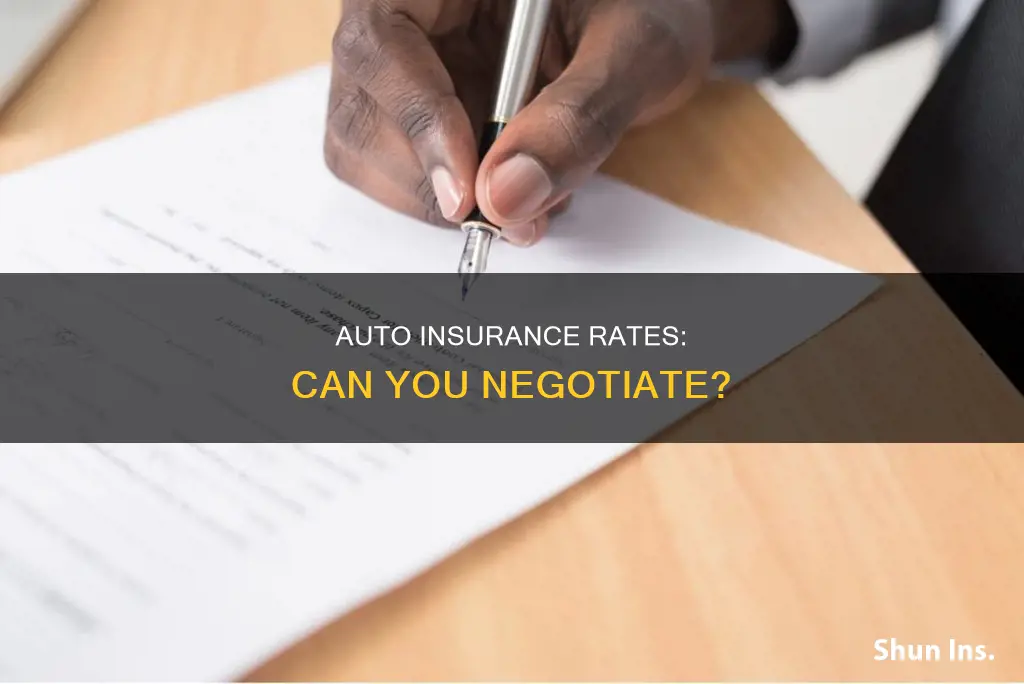 can I negotiate auto insurance rantes