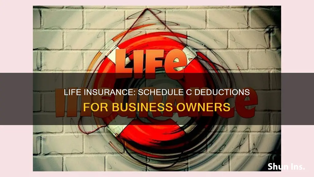 can I put owner life insurance on a schedule c