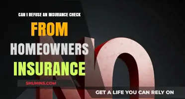 Home Insurance Claims: Can You Refuse a Check?