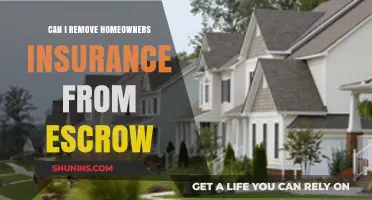 Escrow and Homeowners Insurance: Can You Remove It?