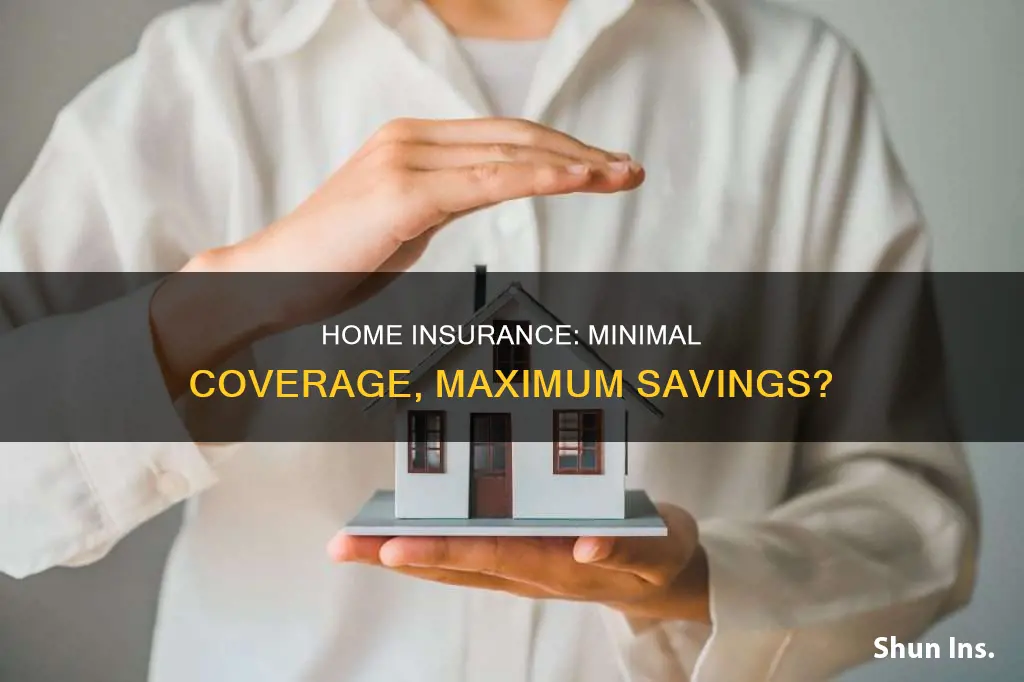 can I save money by getting minimal homeowners insurance