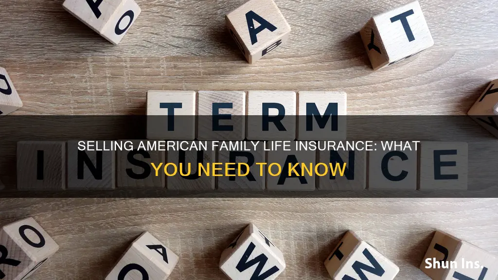 can I sell a term american family life insurance