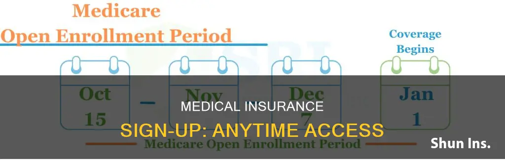 can I sign up for medical insurance anytime