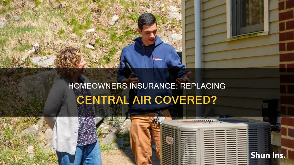 can I use homeowners insurance to replace central air