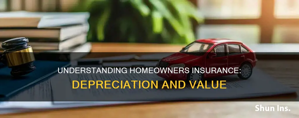 can I use homeowners insurance value for depreciation