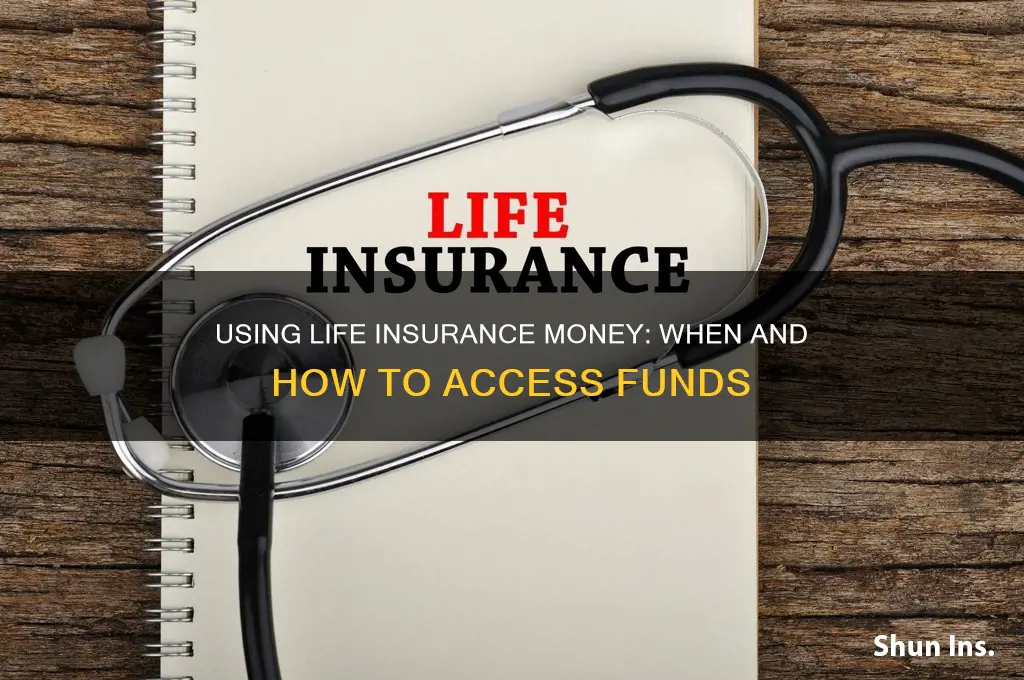 can I use my life insurance money