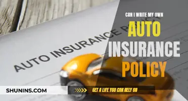 Writing Your Own Auto Insurance Policy