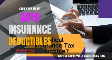 Auto Insurance Deductibles: Are They Tax Write-Offs?