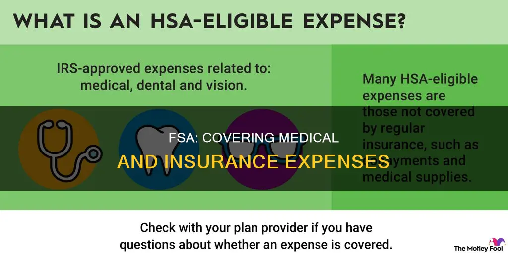 can insurance and medical expenses be paid from fsa