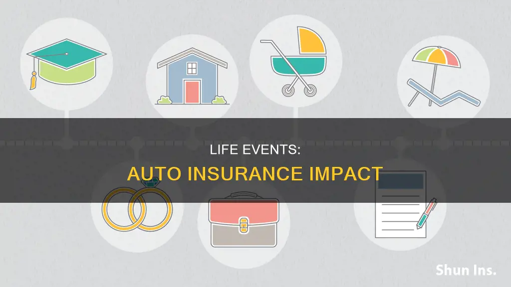 can life events affect your auto insurance