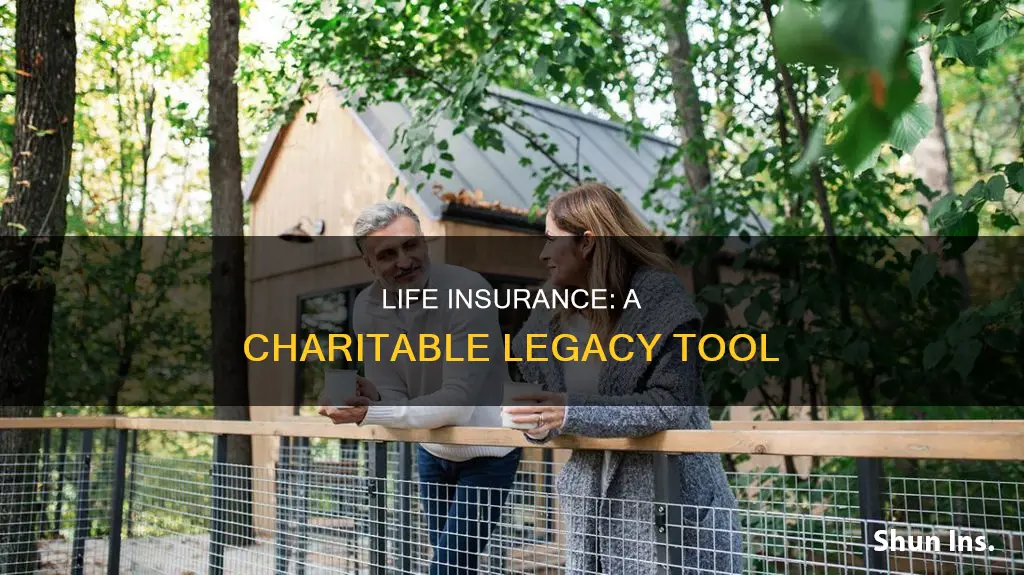 can life insurance be used for charity