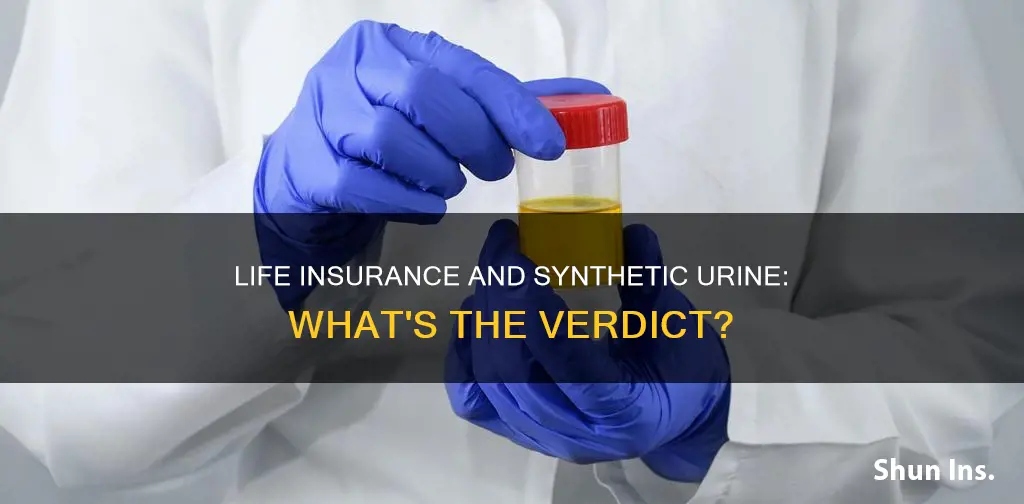 can life insurance detect synthetic urine