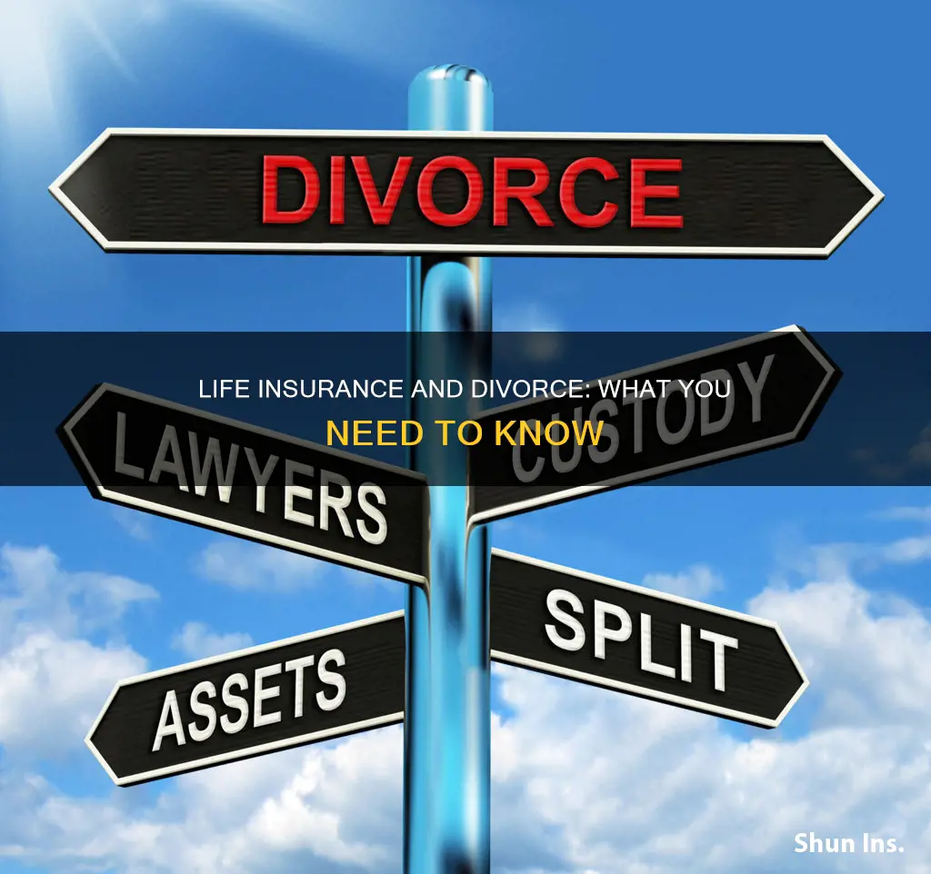 can life insurance stay in effect after a divorce