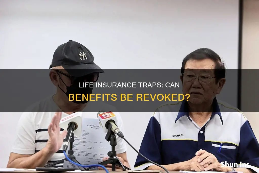 can life insurance trailers be rovoked