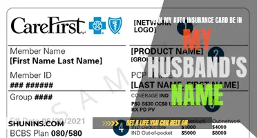 Auto Insurance Card: Spouse's Name?