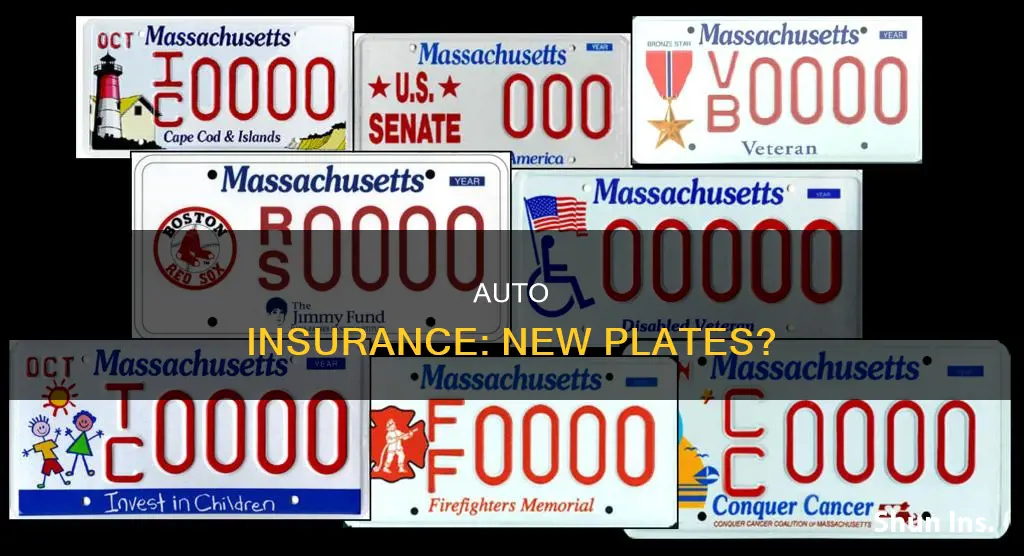 can my auto insurance get me new plates