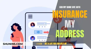 Bank Sharing Customer Address with Auto Insurance