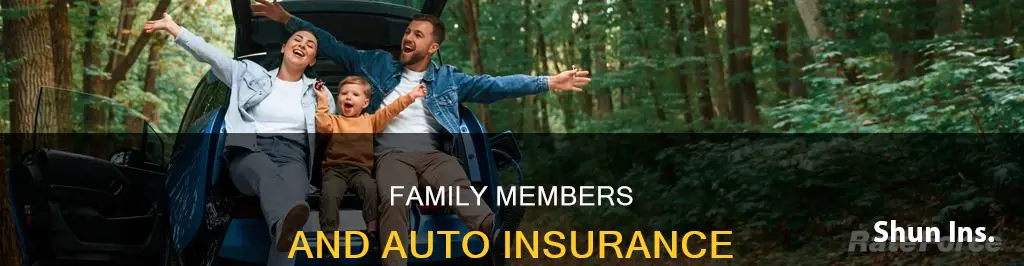 can my family member be on my auto insurance