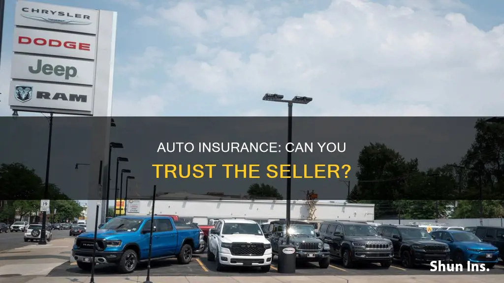 can people sell you auto insurance