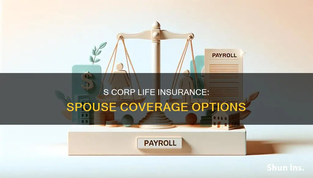 can s corp provide life insurance to spouse