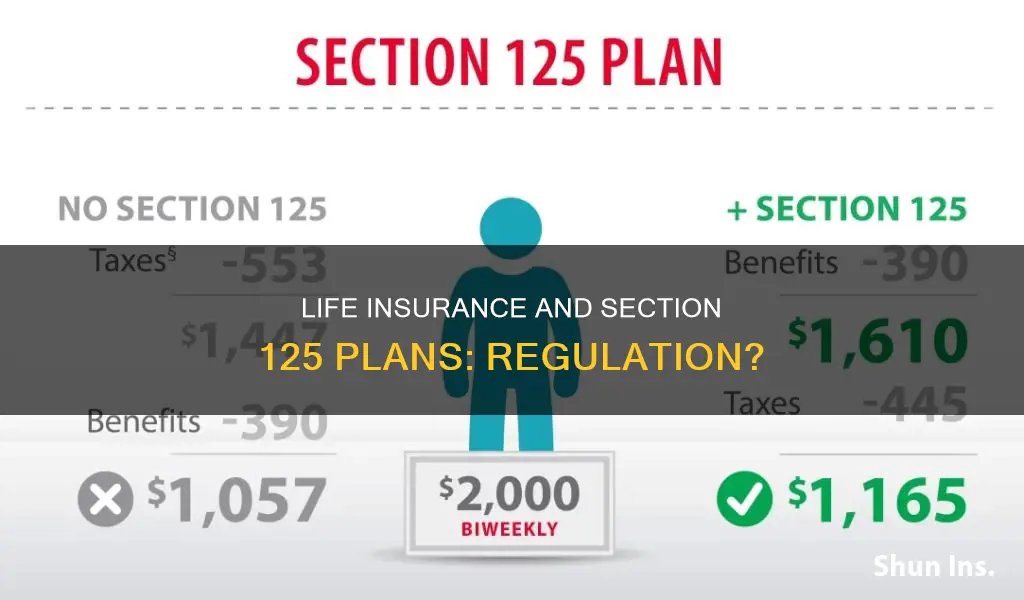 can section 125 pklans regulate life insurance