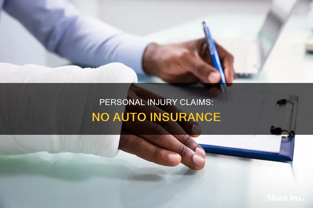 can someone have a personal injury case without auto insurance