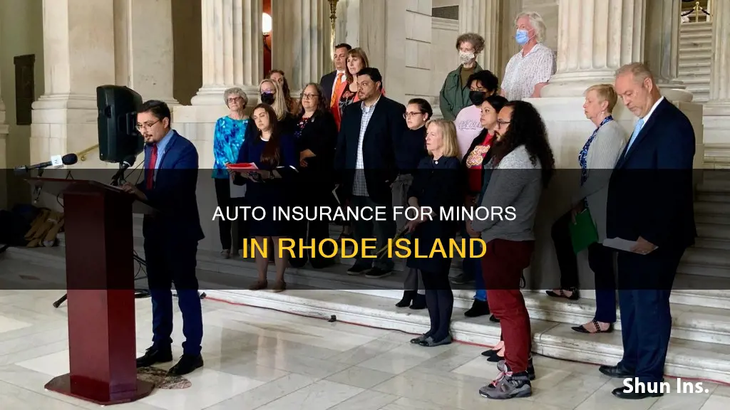 can somjeone under 18 hold auto insurance in rhode islabnd