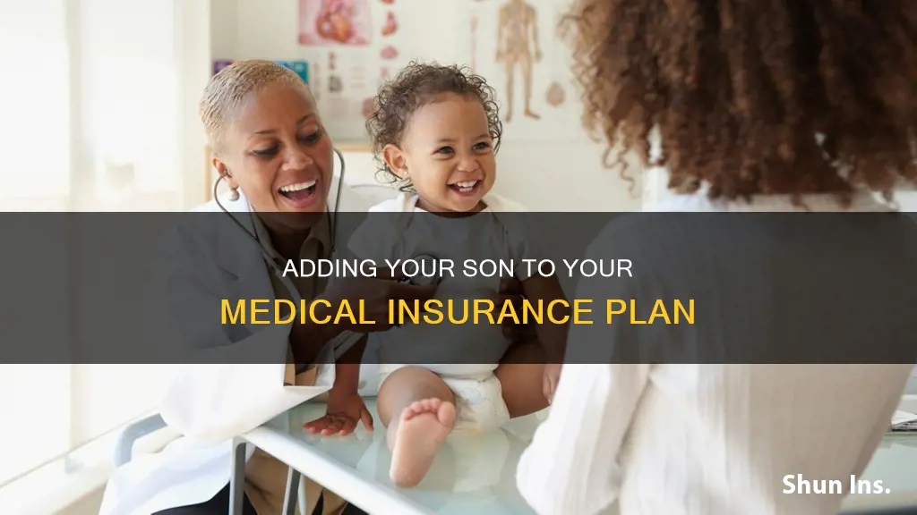 can son be added to parents existing medical insurance