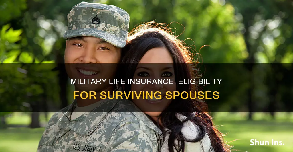 can surviving spouse get military life insurance