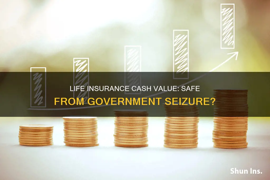 can the government go after life insurance cash value