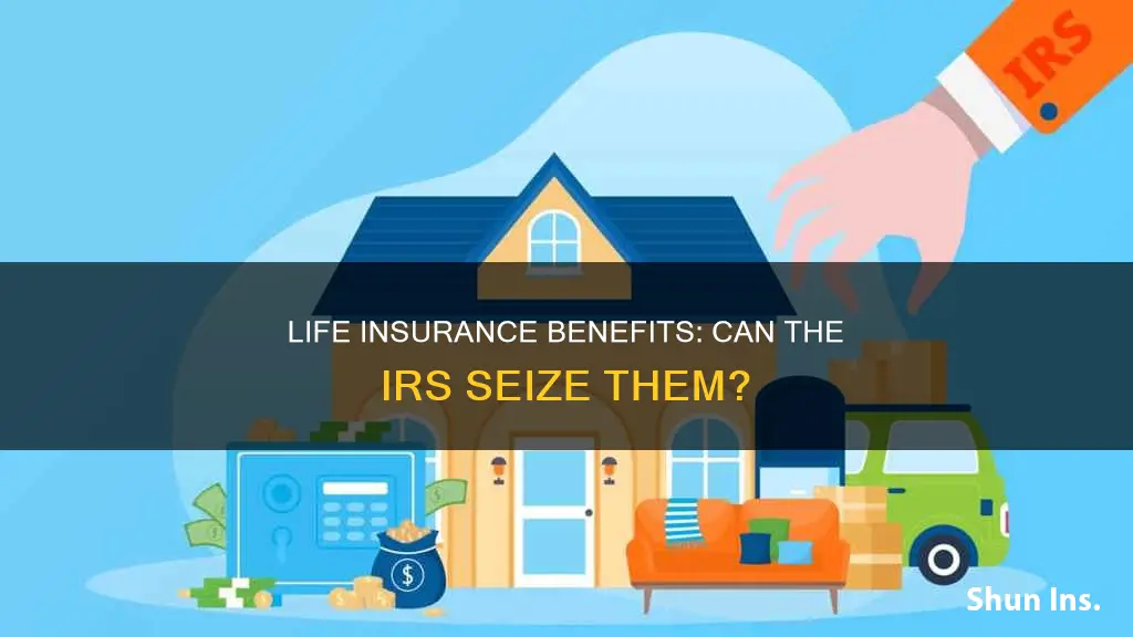 can the irs seize life insurance benefits