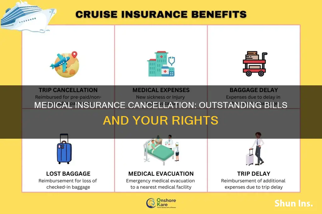 can they cancel my medical insurance because of outstanding bills