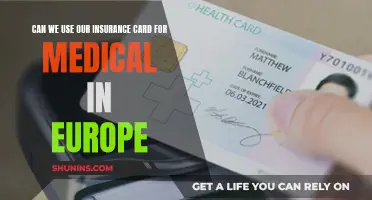 Using Insurance Cards for Medical Care in Europe