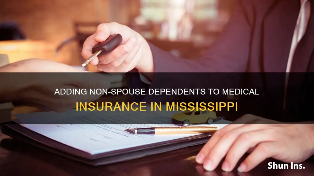 can you add a non-spouse to medical insurance in mississippi
