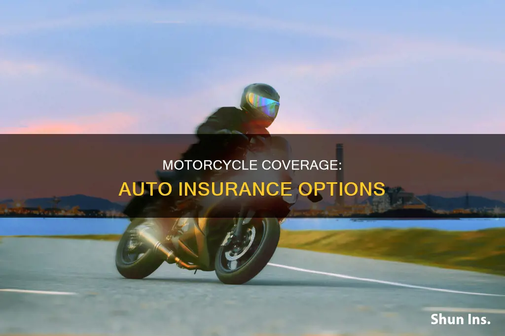 can you add your motorcycle to your auto insurance