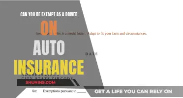 Auto Insurance: Exempt Drivers Explained