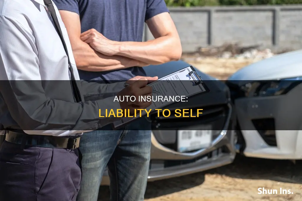 can you be liable to yourself on your auto insurance