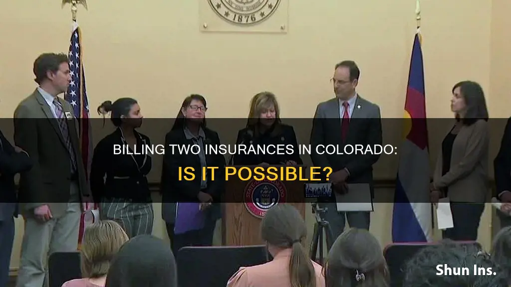 can you bill 2 medical insurance companies in colorado