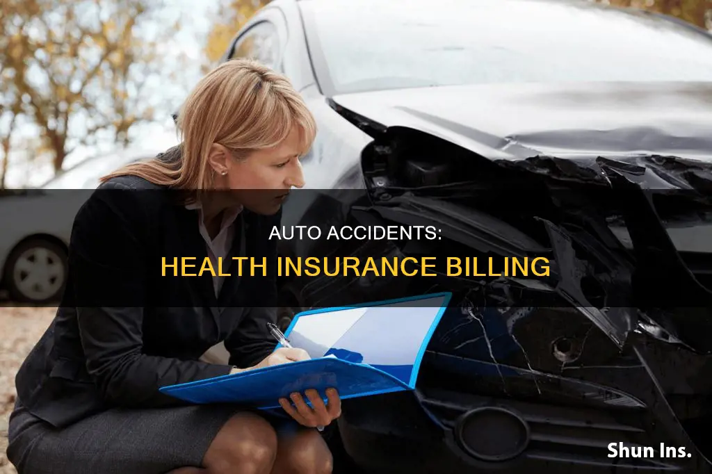 can you bill health insurance for auto accident