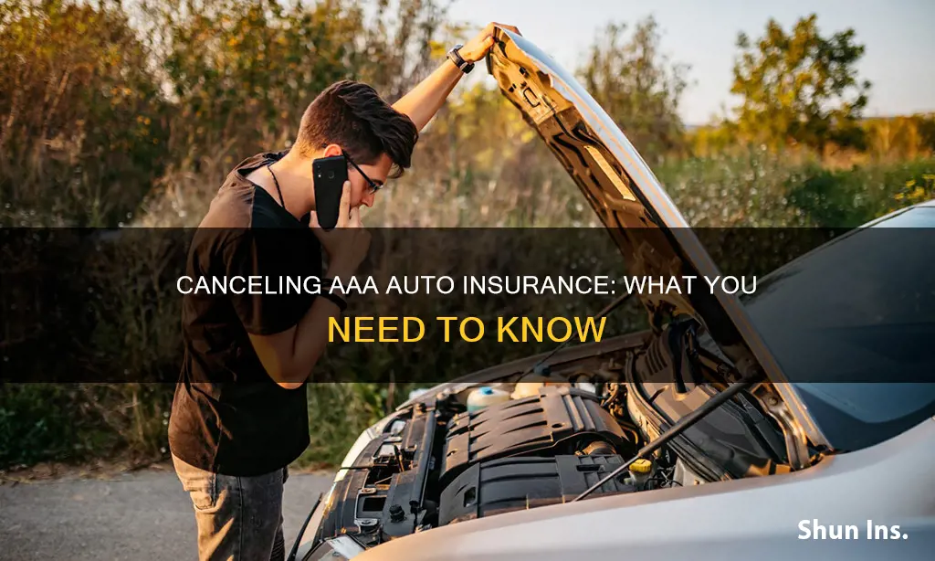 can you cancel aaa auto insurance