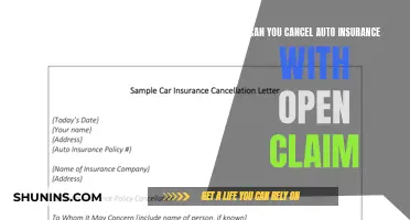 Open Claim: Can You Cancel Auto Insurance?